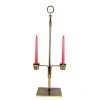 Candle holder, Italy, 1930s Gild Brass