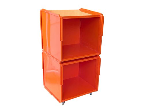 Modular containers, Franco Cattelan for XILEMA, 1960s ABS & Metal