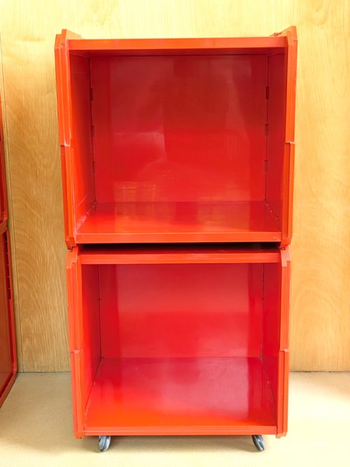 Modular containers, Franco Cattelan for XILEMA, 1960s ABS & Metal