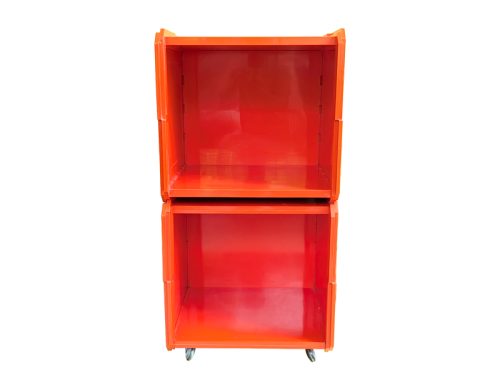 Modular containers, Franco Cattelan for XILEMA, 1960s ABS & Metal