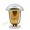 Table lamp, Italy, 1930s Chrome-Plated & Painted Metal, Brass, Copper
