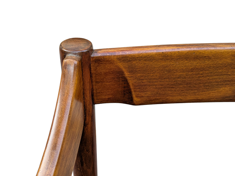 Walnut & rope 1960s bench by Cassina_01