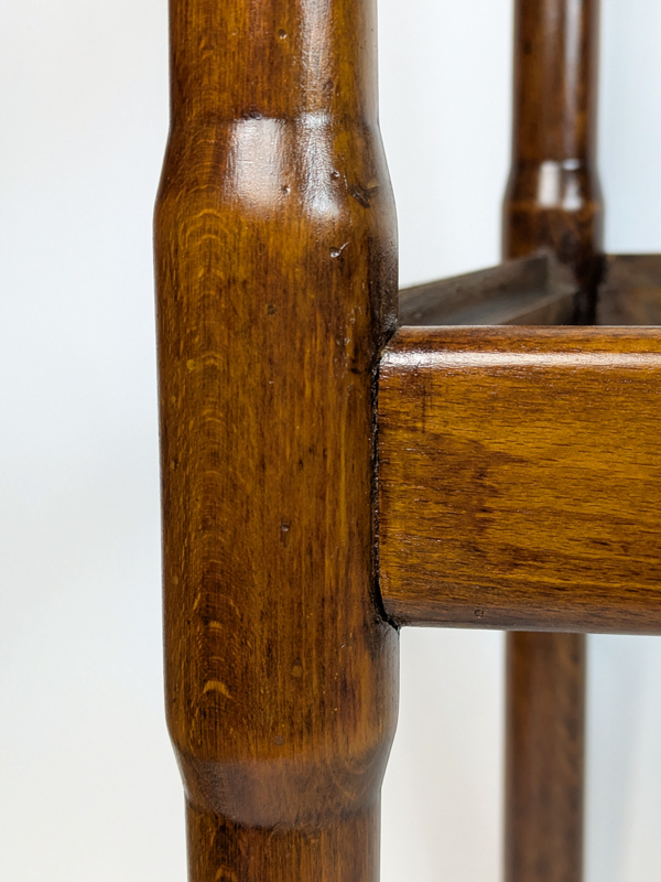 Walnut & rope 1960s bench by Cassina_08