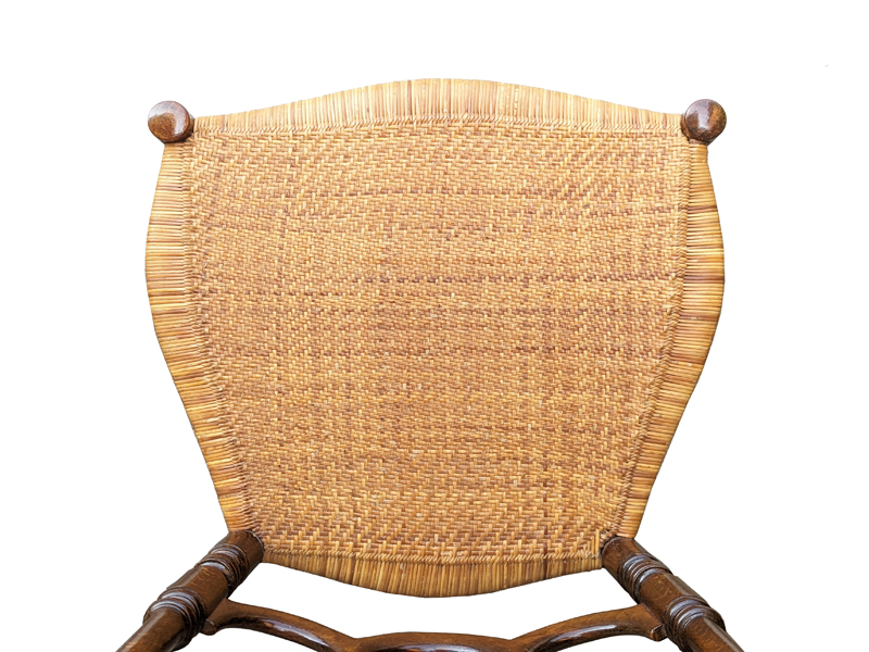 Wood & Vienna Straw 1950s Chiavarina chair__04
