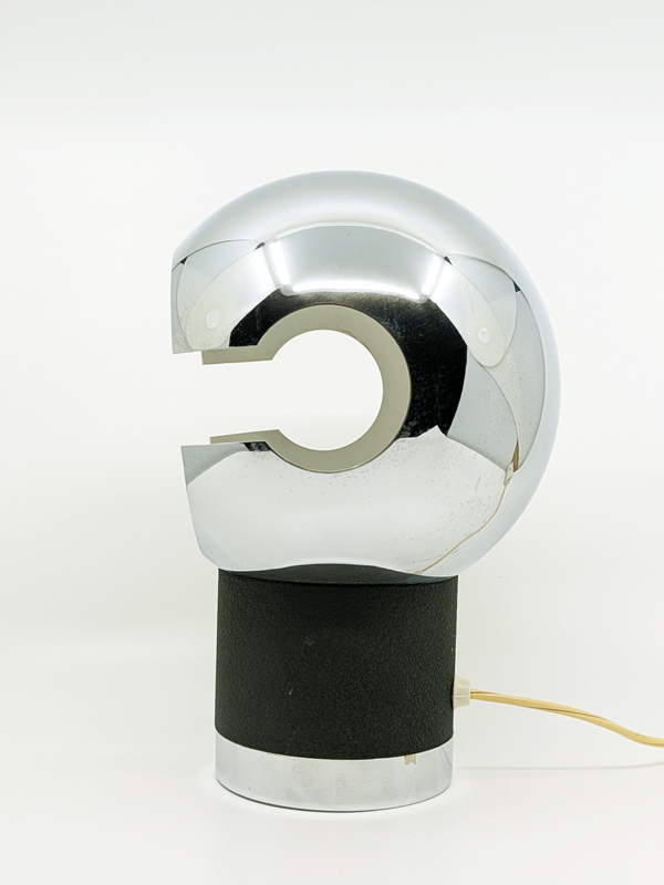 black & chrome plated metal 1960s table lamp_08