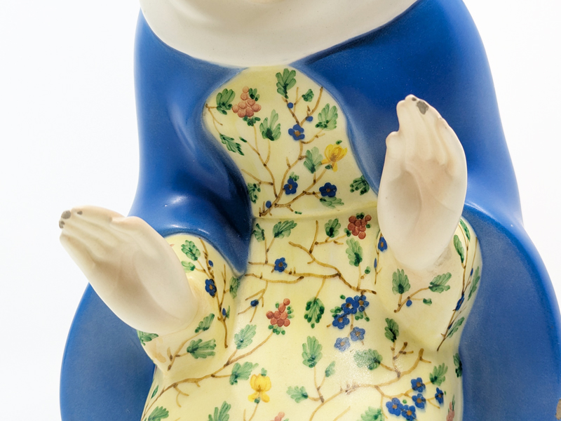 hand painted ceramic madonna by P_01