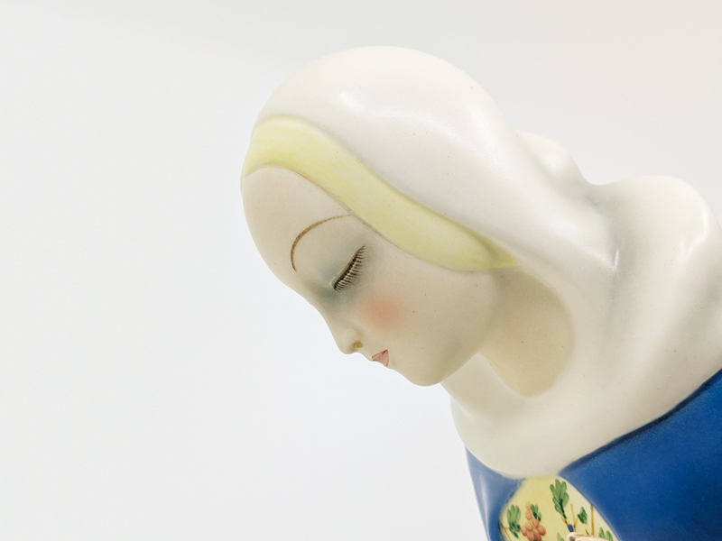 hand painted ceramic madonna by P_03