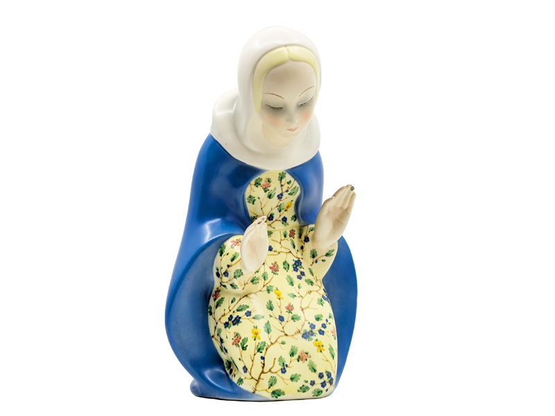 hand painted ceramic madonna by P_07