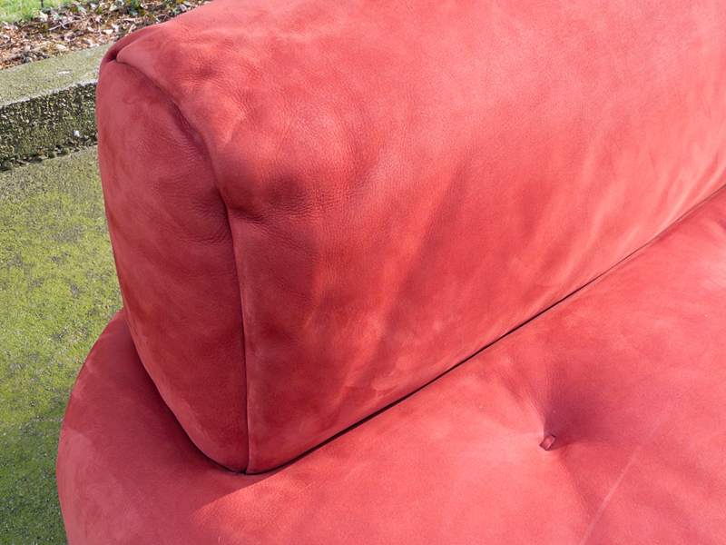 italian 2 seats leather sofa mademoiselle by Matteo Thun for Baxter_01