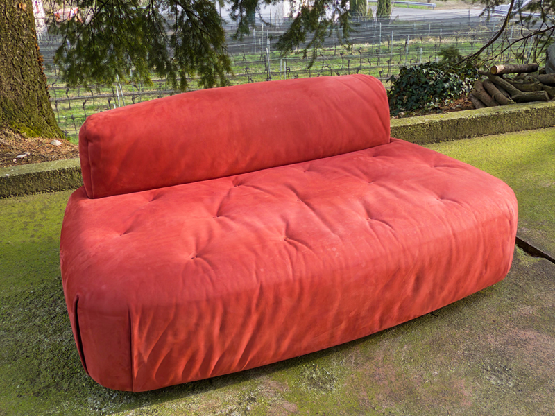 italian 2 seats leather sofa mademoiselle by Matteo Thun for Baxter_03