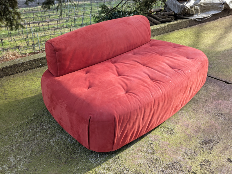 italian 2 seats leather sofa mademoiselle by Matteo Thun for Baxter_06