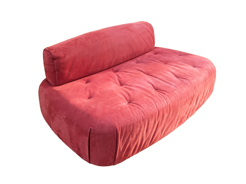 italian 2 seats leather sofa mademoiselle by Matteo Thun for Baxter_07