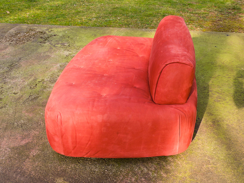 italian 2 seats leather sofa mademoiselle by Matteo Thun for Baxter_13