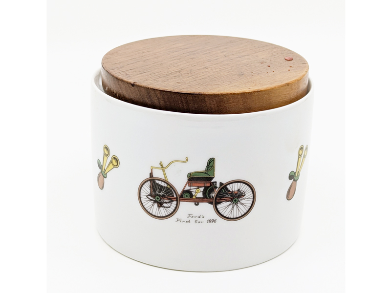 wood leather & ceramic Midcentury boxes_03