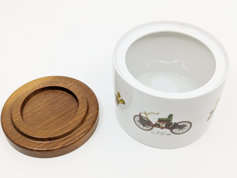 wood leather & ceramic Midcentury boxes_05