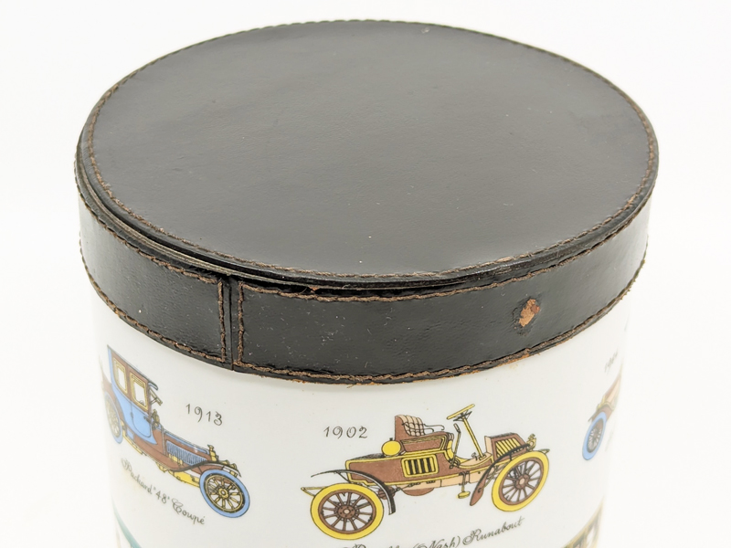 wood leather & ceramic Midcentury boxes_19