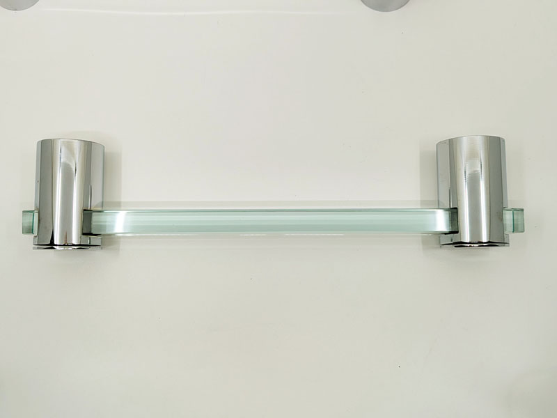 Chrome Plated Metale & cut glass 1967 bathroom accessories by FA_03