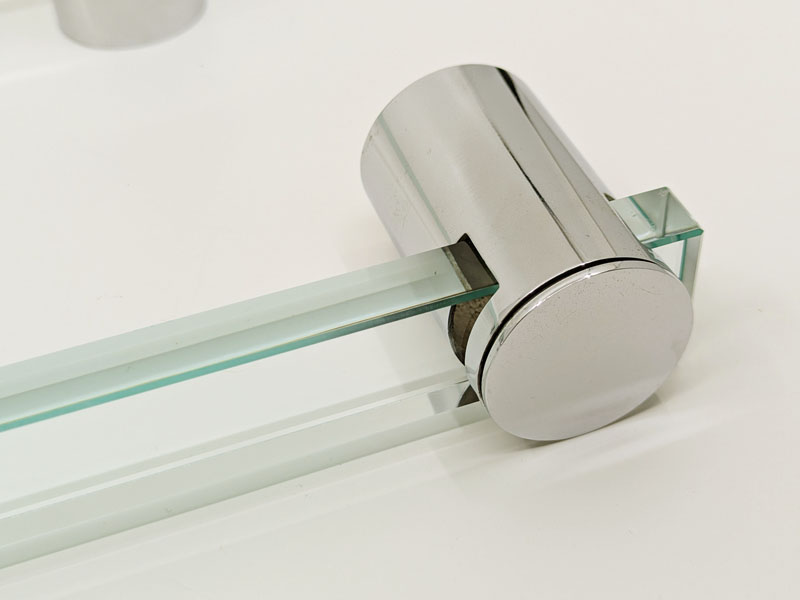 Chrome Plated Metale & cut glass 1967 bathroom accessories by FA_05