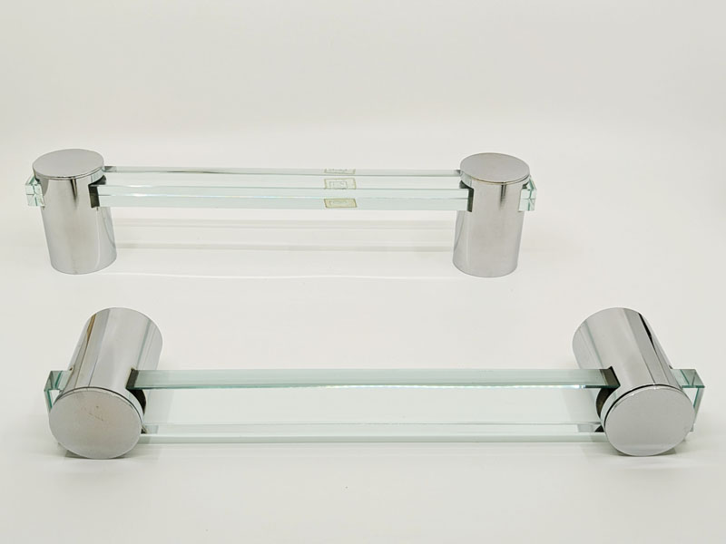 Chrome Plated Metale & cut glass 1967 bathroom accessories by FA_06
