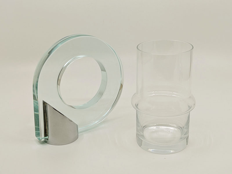Chrome Plated Metale & cut glass 1967 bathroom accessories by FA_12