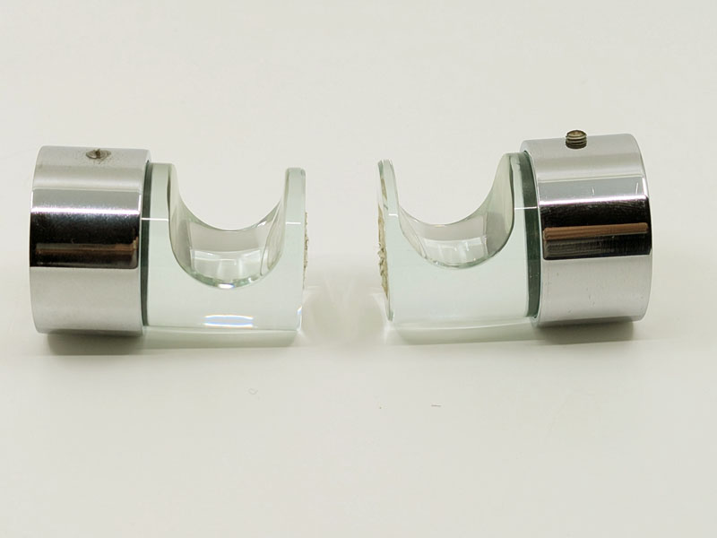 Chrome Plated Metale & cut glass 1967 bathroom accessories by FA_14