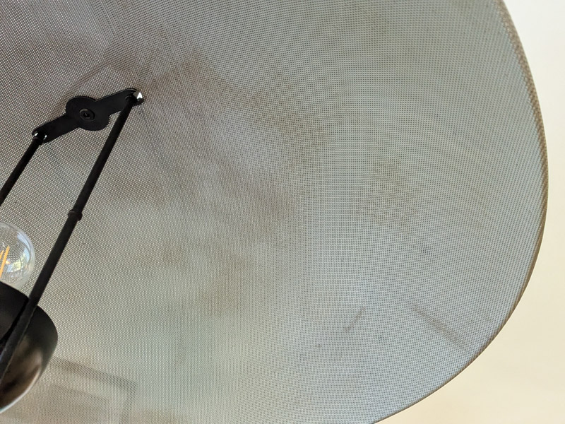 black painted metal & aluminum Macuna pedant lamp by Artemide, 70