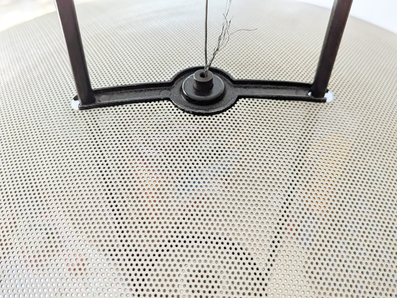 black painted metal & aluminum Macuna pedant lamp by Artemide, 70_04