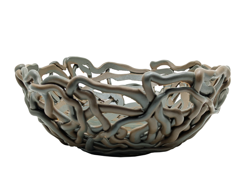 grey & brown hand made silicone centerpiece tutti frutti by G_00