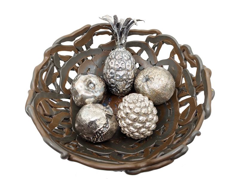 grey & brown hand made silicone centerpiece tutti frutti by G_08