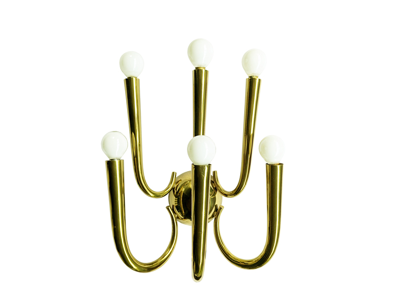 Large Italian brass 6-lights 1940_1950s sconce_00