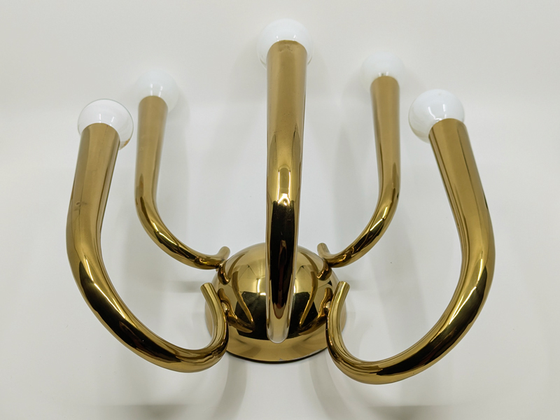 Large Italian brass 6-lights 1940_1950s sconce_06