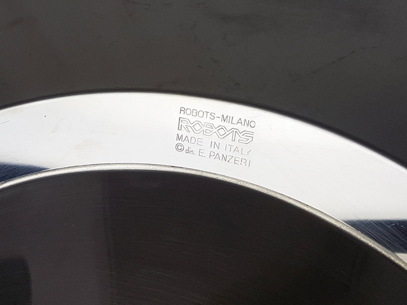 steel centerpiece by Panzeri for Robots Milano