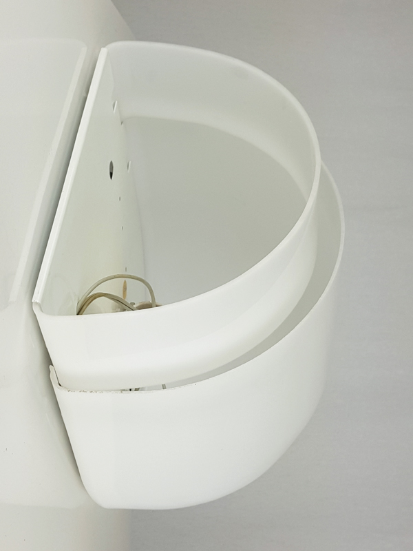 white plastic & metal 1970s sconces by Sergio Asti for Candle_07